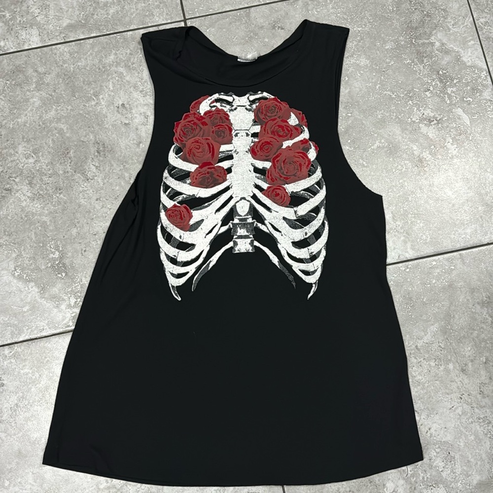 Spirit Halloween Skeleton Tank Top